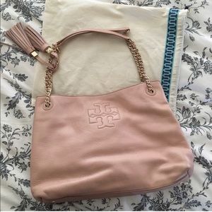 COPY - Authentic Tory Burch Thea chain slouchy tote bag